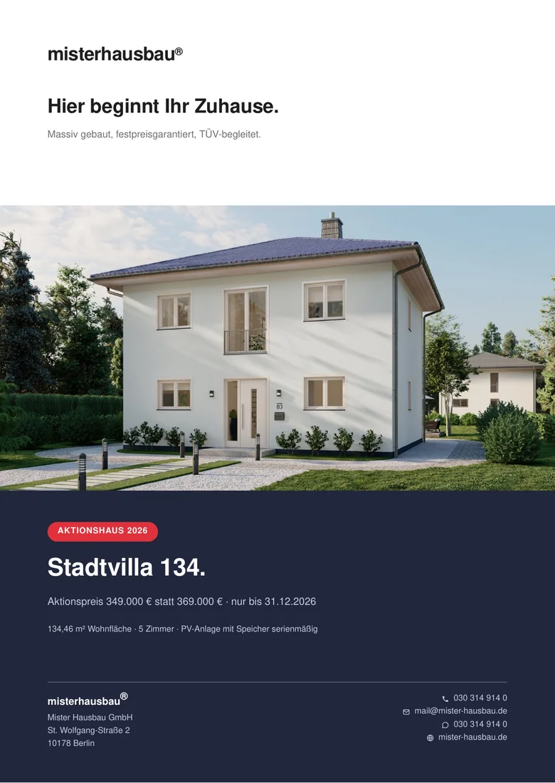 Cover Aktionshaus Stadtvilla 134