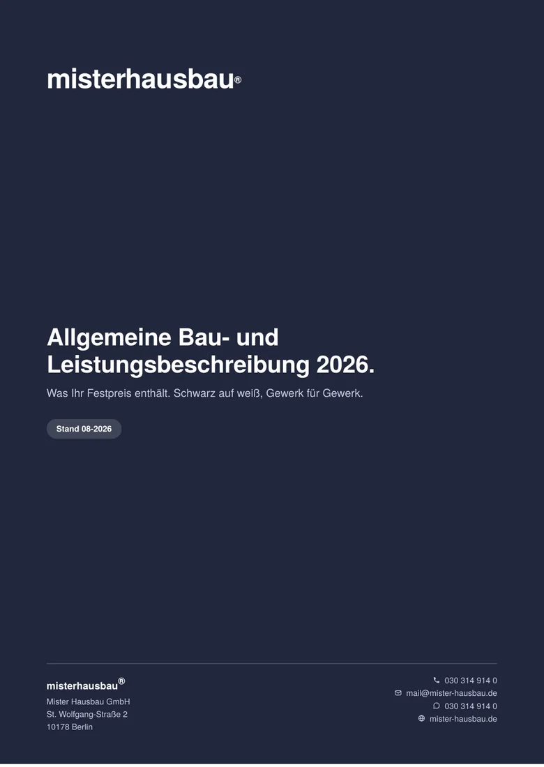 Cover Baubeschreibung