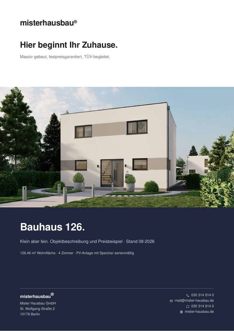 Cover Exposé Bauhaus 126