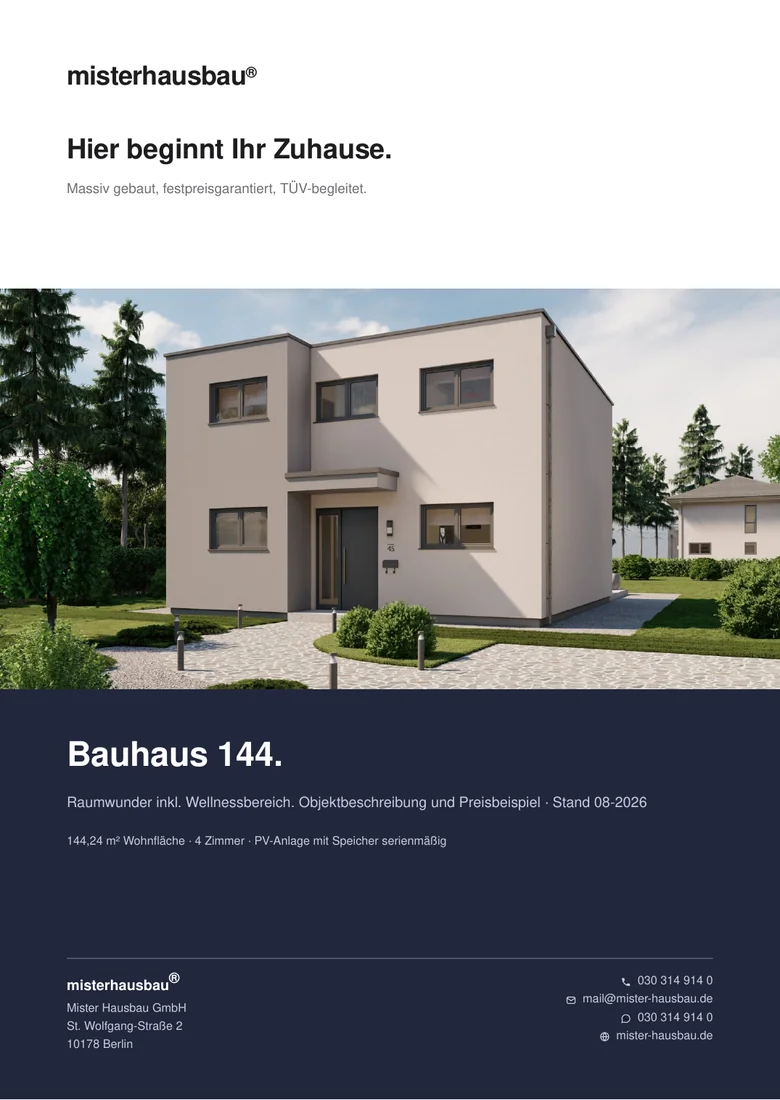 Cover Exposé Bauhaus 144
