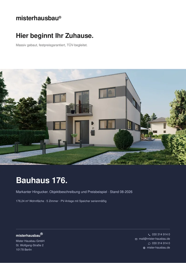 Cover Exposé Bauhaus 176