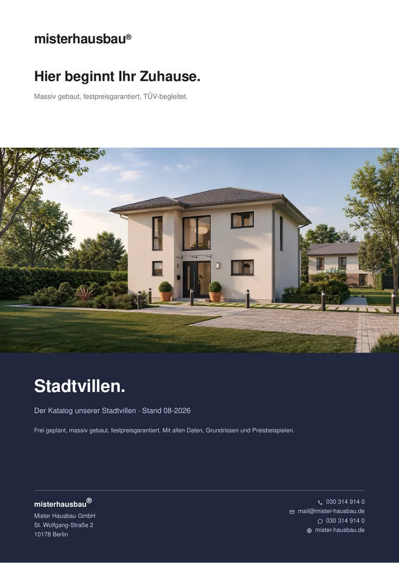 Cover Katalog Stadtvillen