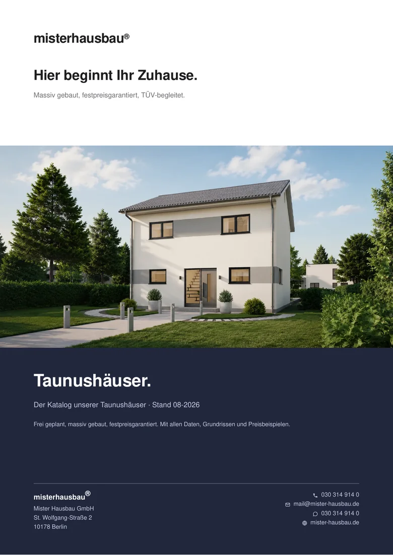 Cover Katalog Taunushäuser