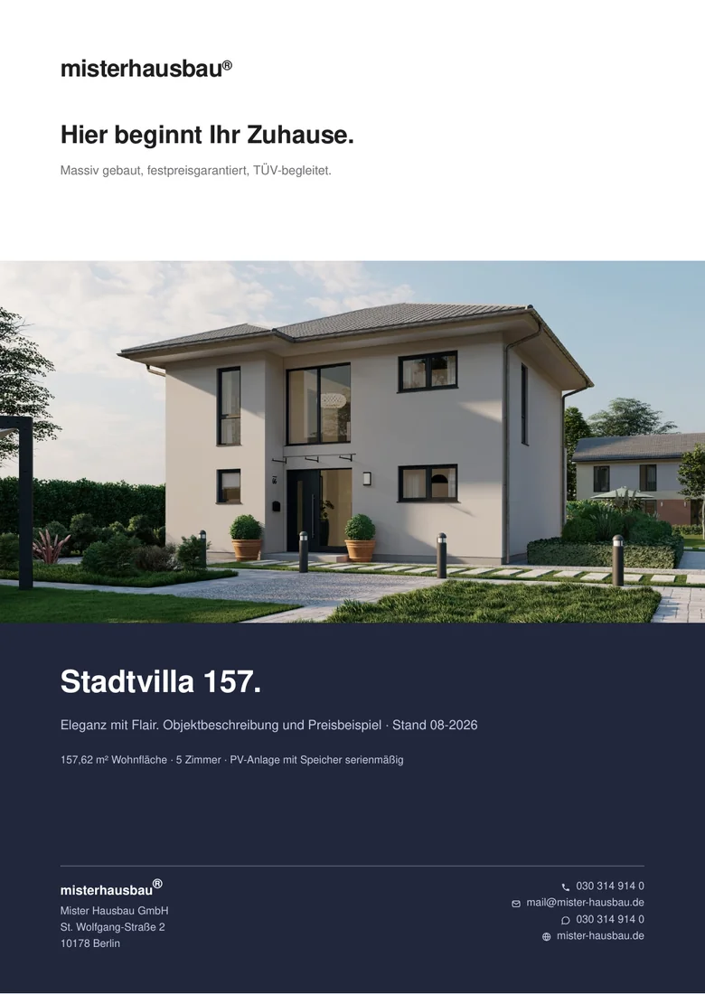 Cover Exposé Stadtvilla 157
