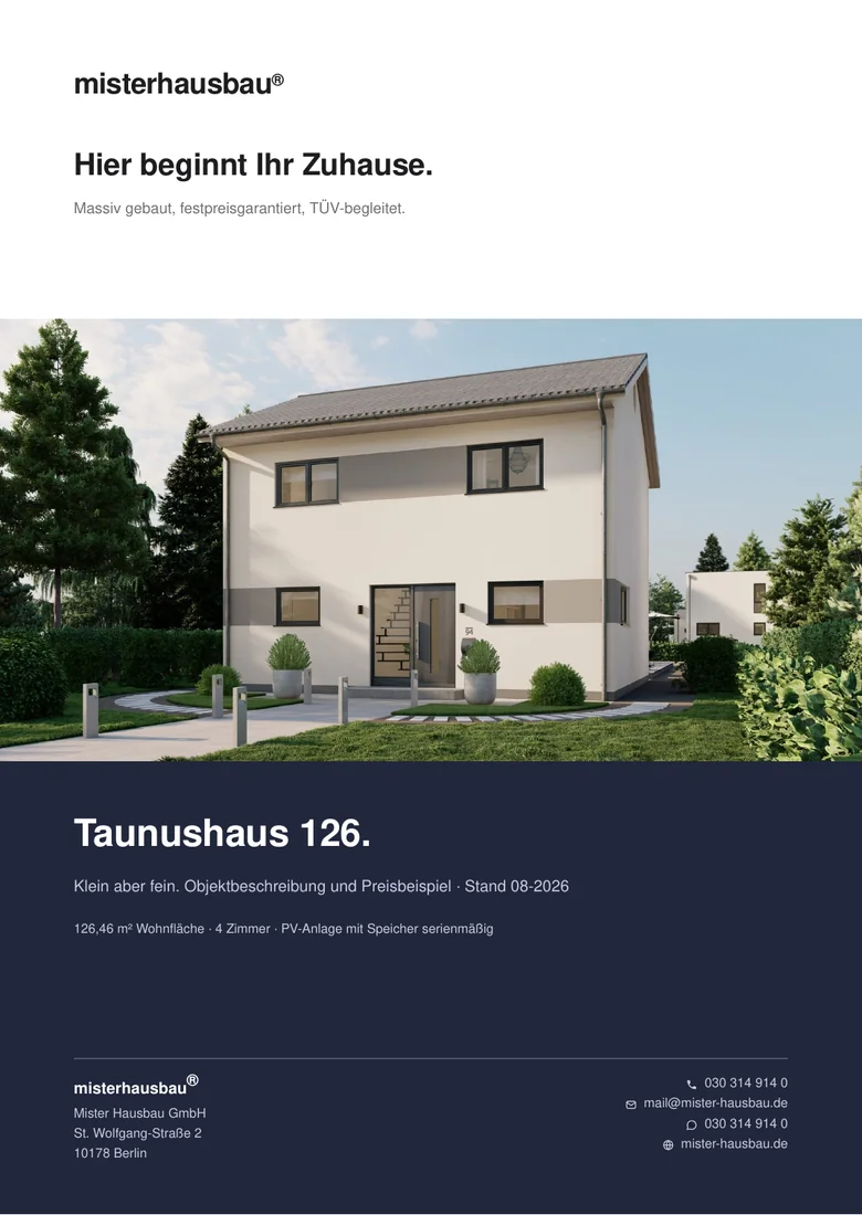 Cover Exposé Taunushaus 126