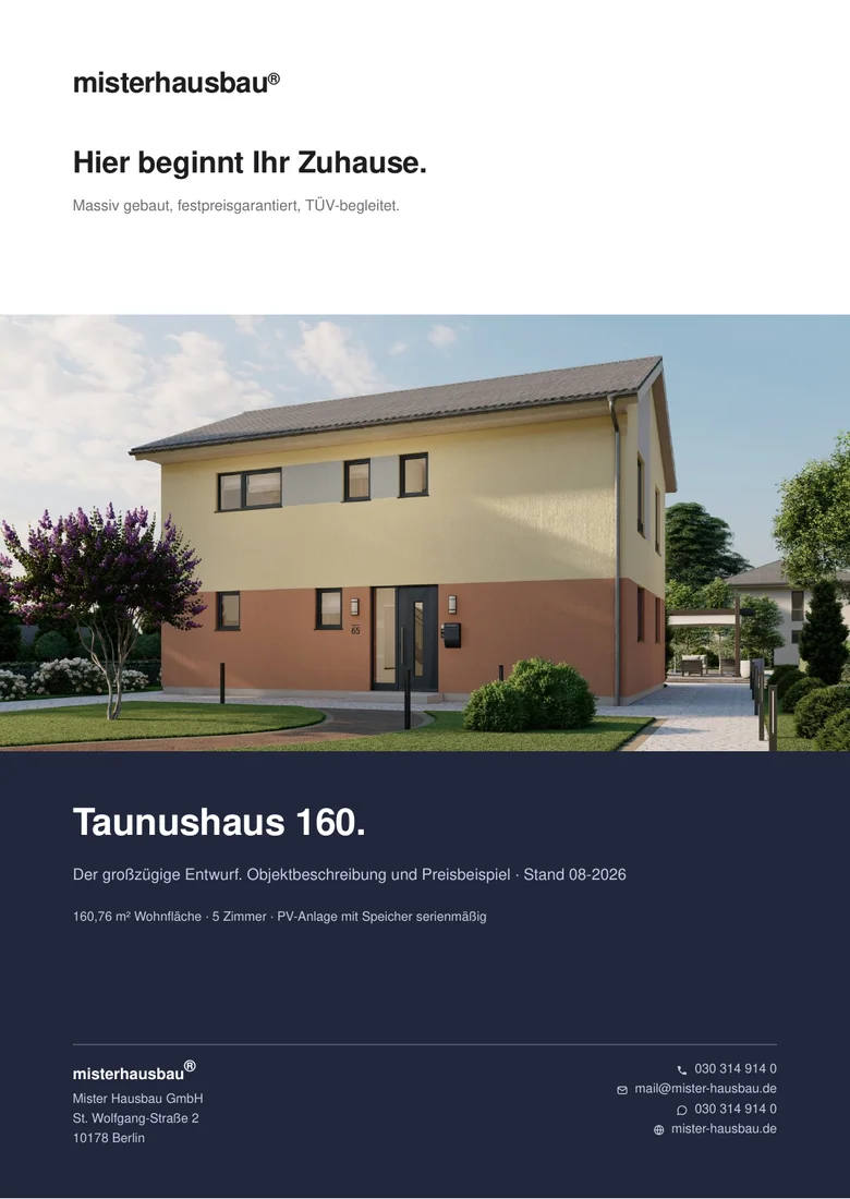 Cover Exposé Taunushaus 160